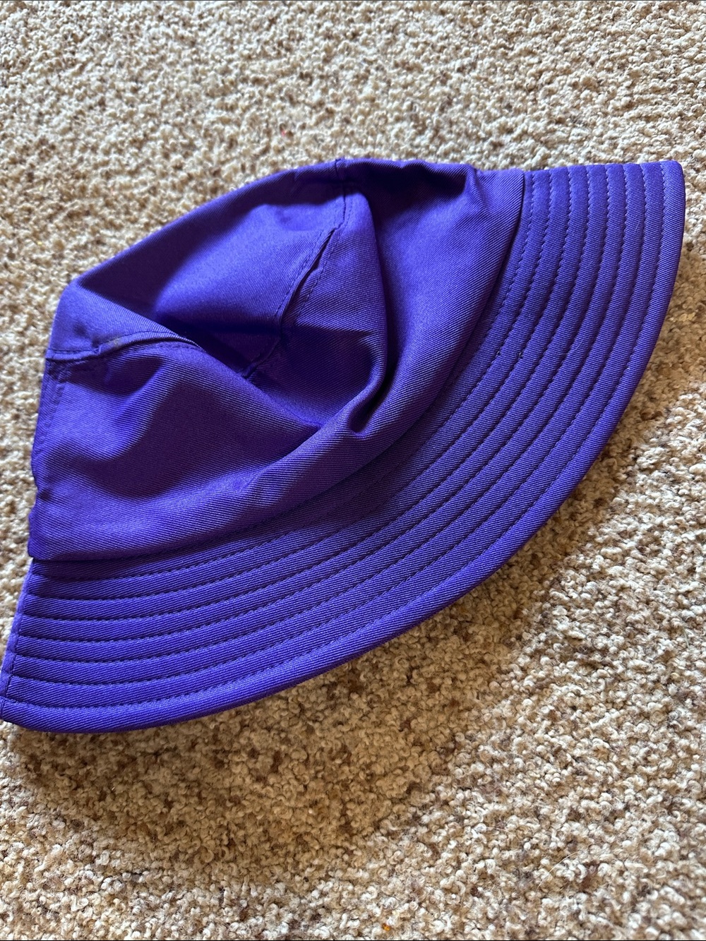 Vibrant Purple Wide-Brim Bucket Hat